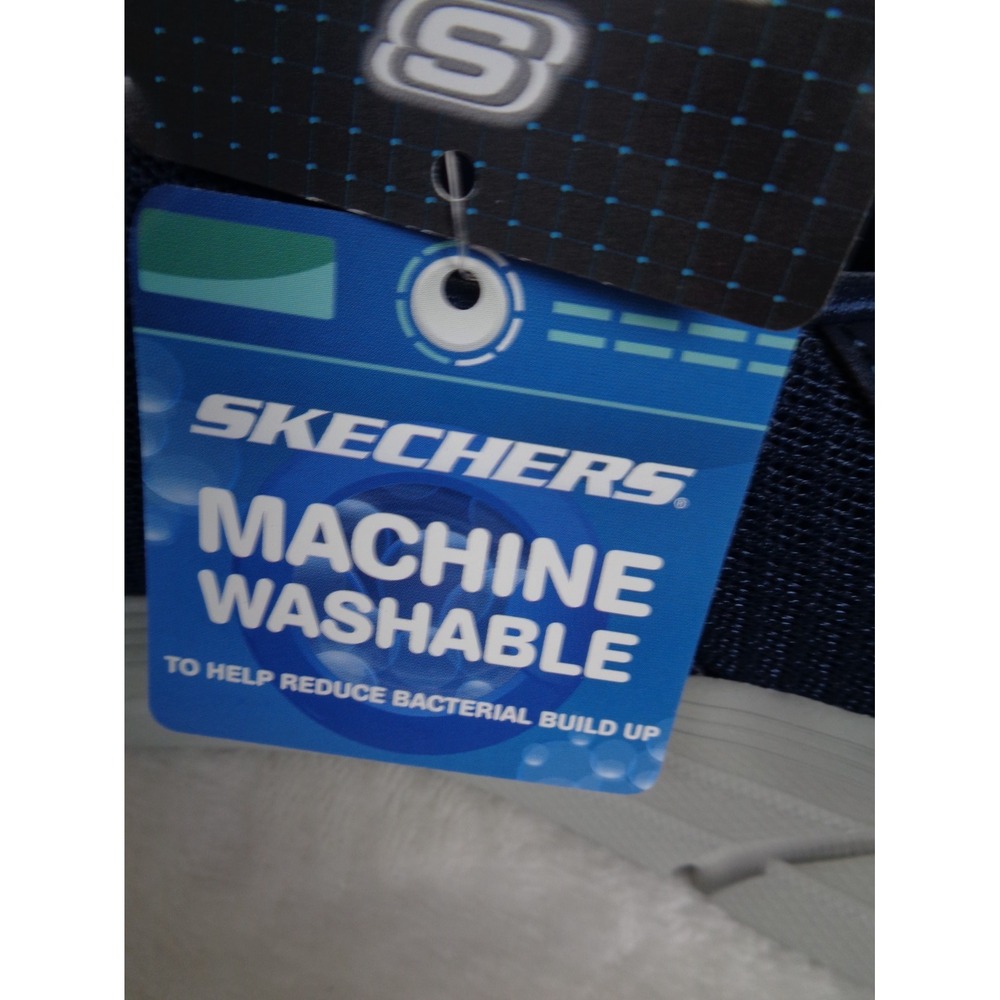 Skechers Men’s Navy Slip-On Athletic Sneakers - Picture 7 of 8